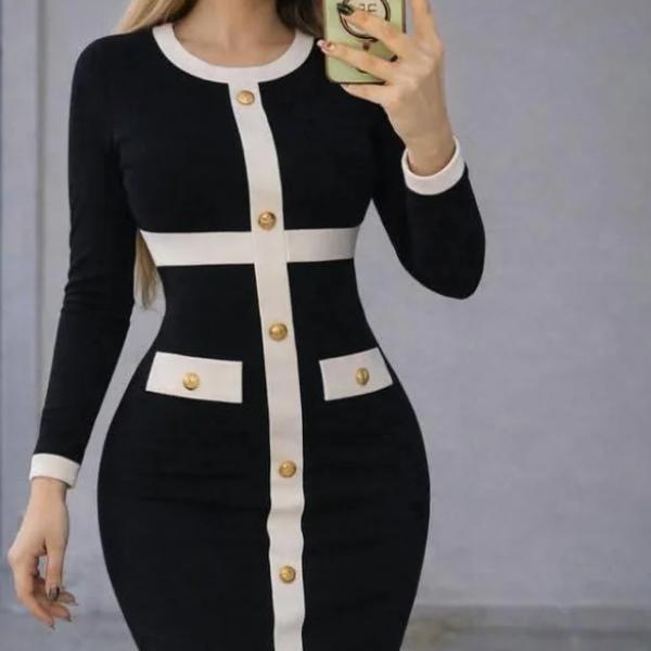 فستان ريب أسود